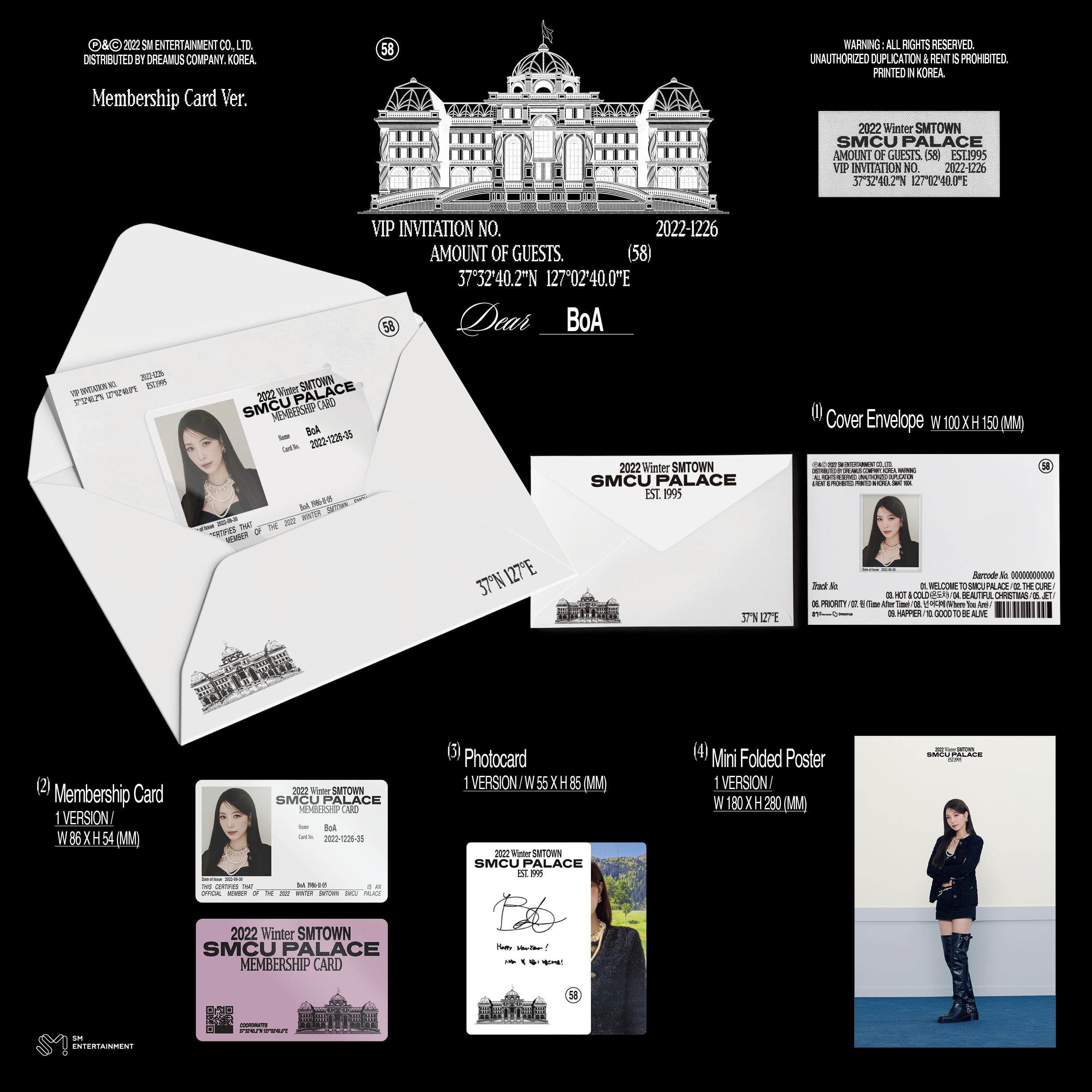 jp.ktown4u.com : BoA - 2022 Winter SMTOWN : SMCU PALACE (GUEST
